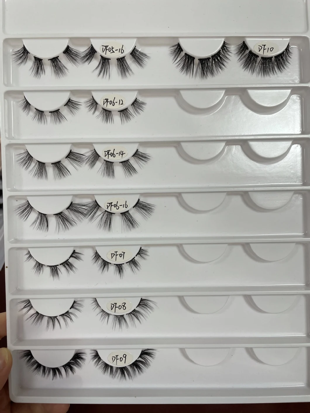 Bulk Price 100% Biodegradable Plant Fiber Lashes One Dollar Eyelashes