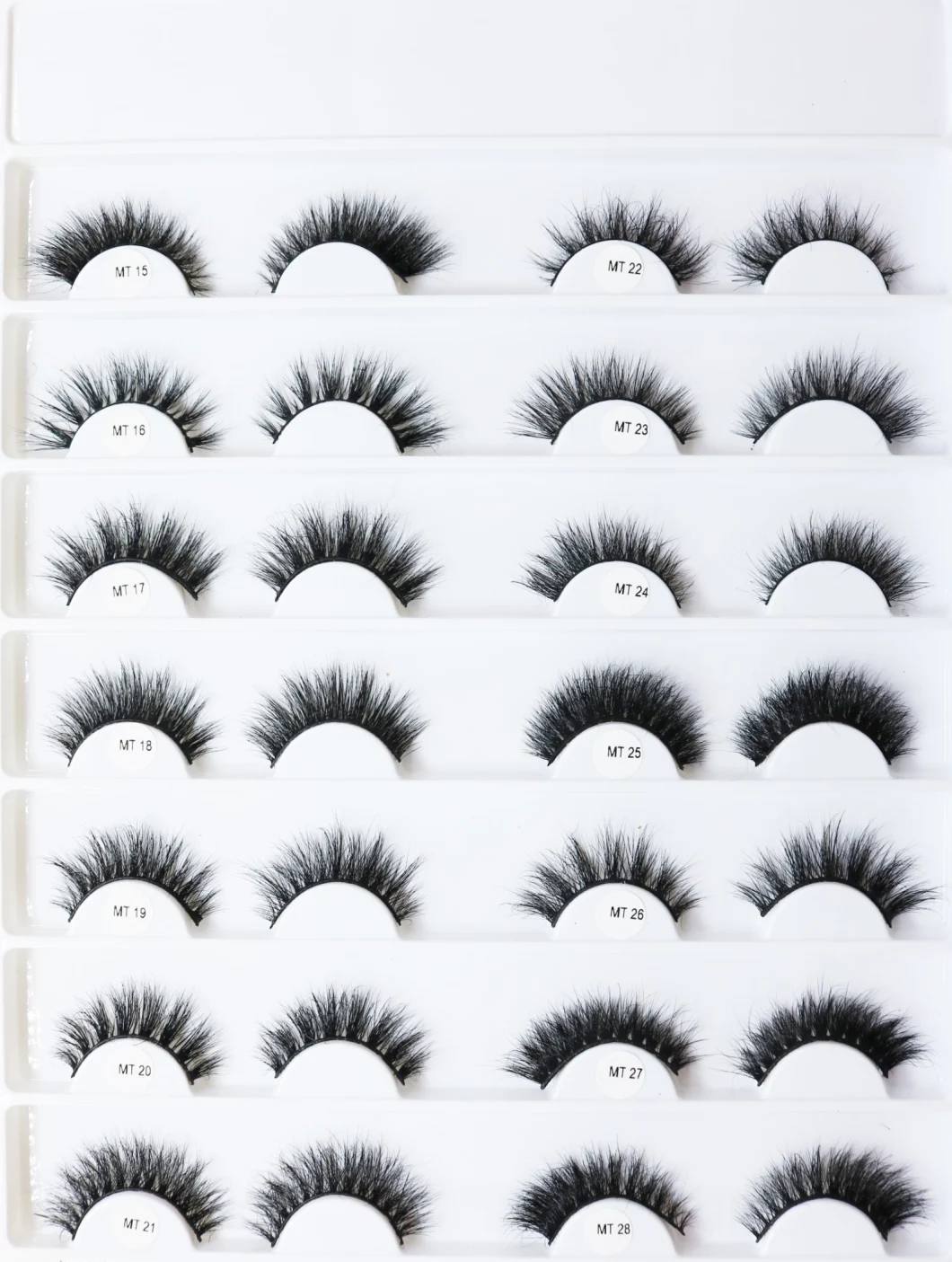 Private Label Plant Fiber Eyelashes 100% Vegan Cruelty Free False Eyelashes with Ecological Lashes Packaging